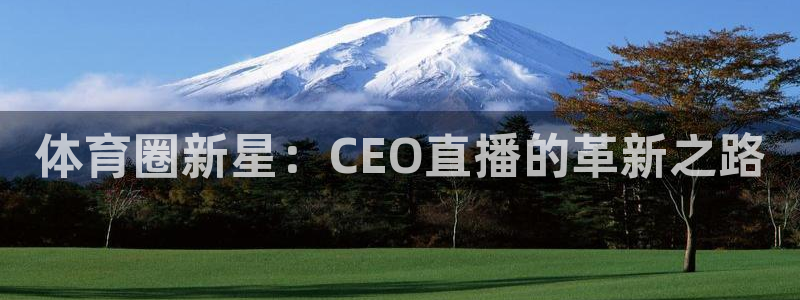 体育圈新星：CEO直播的革新之路