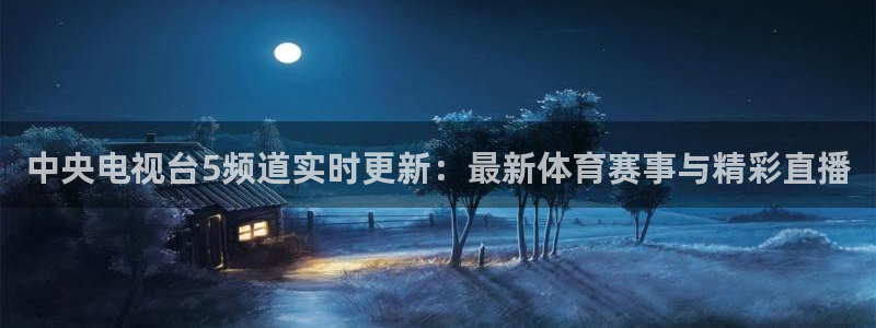 中央电视台5频道实时更新：最新体育赛事与精彩直播